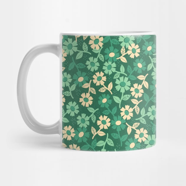 Emerald Floral by MegDig Design